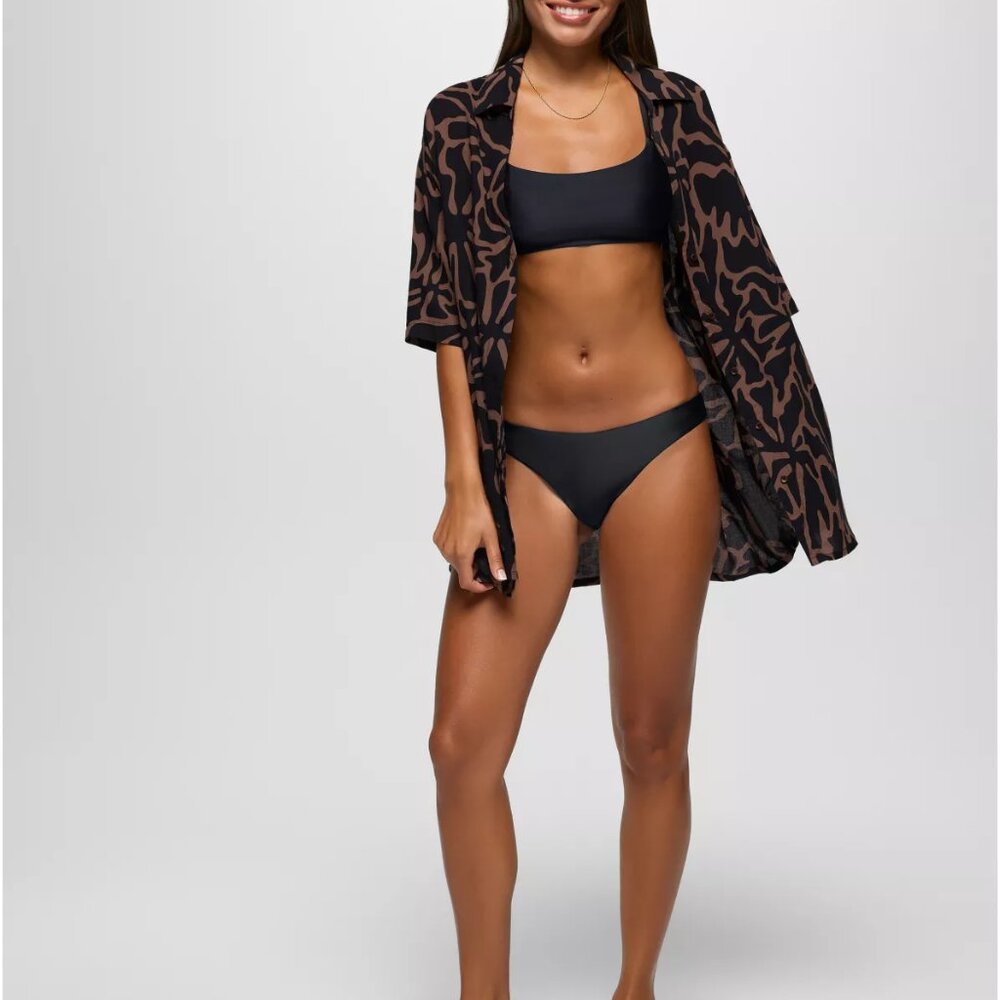 prAna Lahari Classic Bikini Bottom Small UPF 50 Eco Swim NWT
